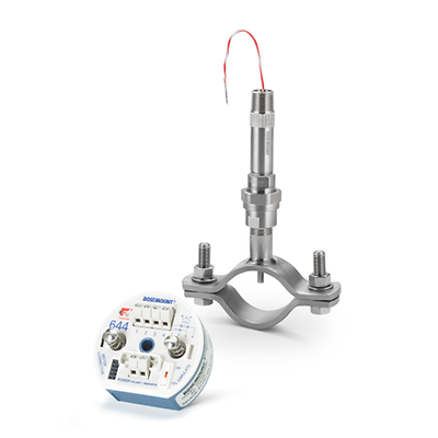 Rosemount-K-0085 Pipe Clamp Sensor and 644 Transmitter